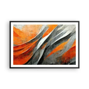 Plakat w czarnej ramie - Żar i chłód - 91x61 cm