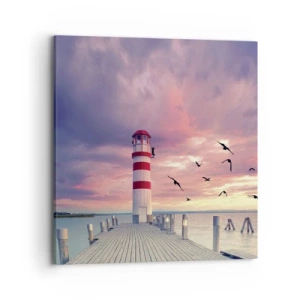 Obraz na płótnie - Pora do portu - 70x70 cm