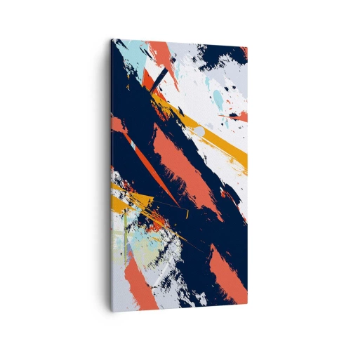Obraz na płótnie - Kompozycja dynamiczna - 45x80 cm