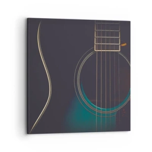 Obraz na płótnie - Chwila zanim zabrzmi - 70x70 cm