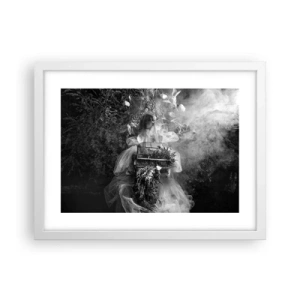 Plakat w białej ramie - Sama Matka – Natura - 40x30 cm
