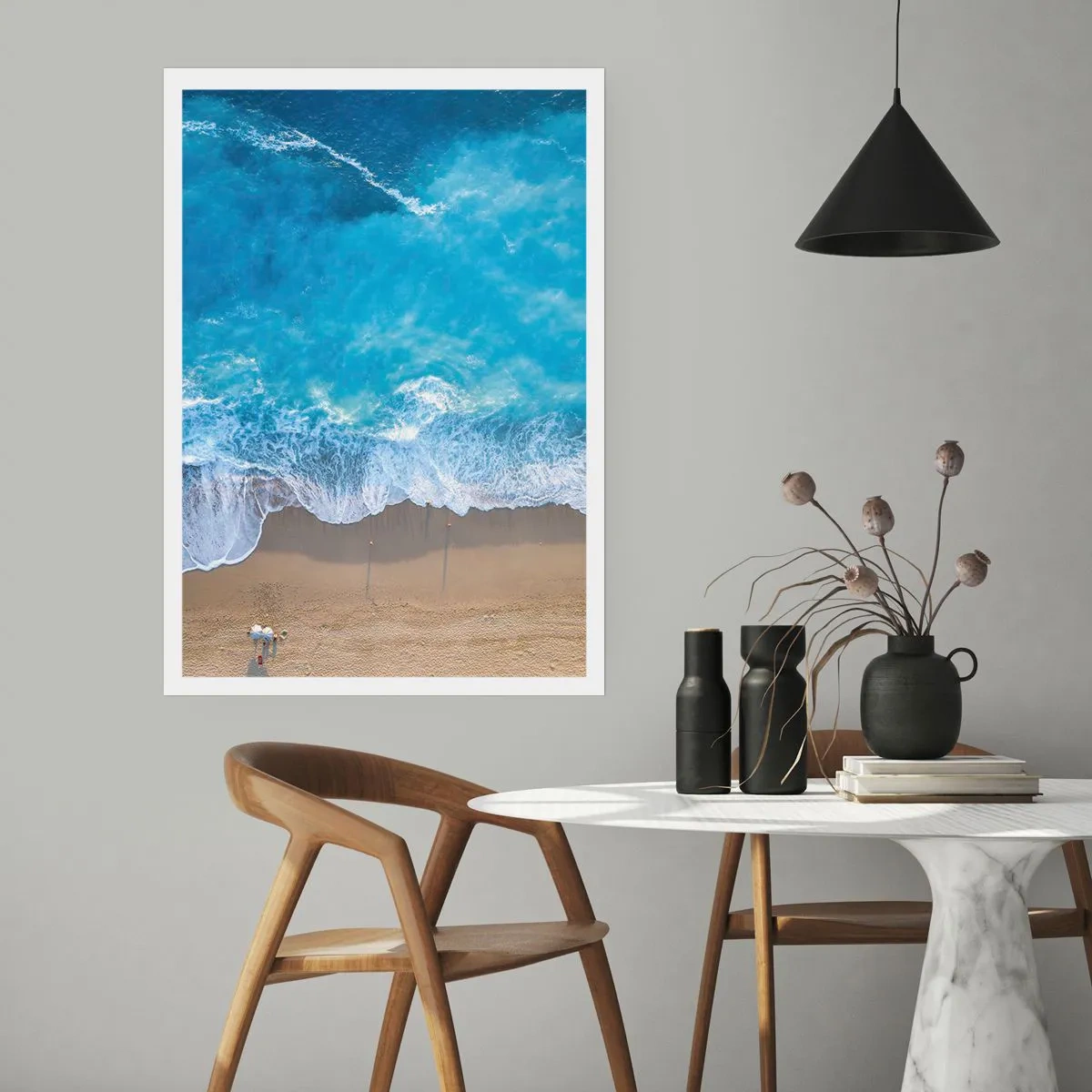 Plakat - Siła błękitu - 30x40 cm