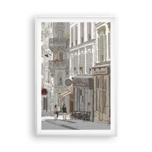 Plakat w białej ramie - Miejskie radości - 61x91 cm