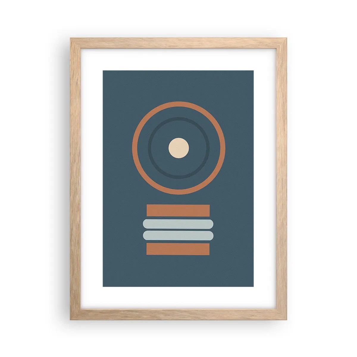 Plakat w ramie jasny dąb - Istota rzeczy - 30x40 cm