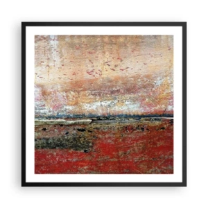 Plakat w czarnej ramie - Może to morze - 60x60 cm