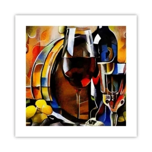 Plakat - I świat nabiera barw - 40x40 cm