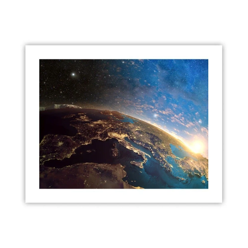 Plakat - Spójrzmy na siebie z dystansu - 50x40 cm