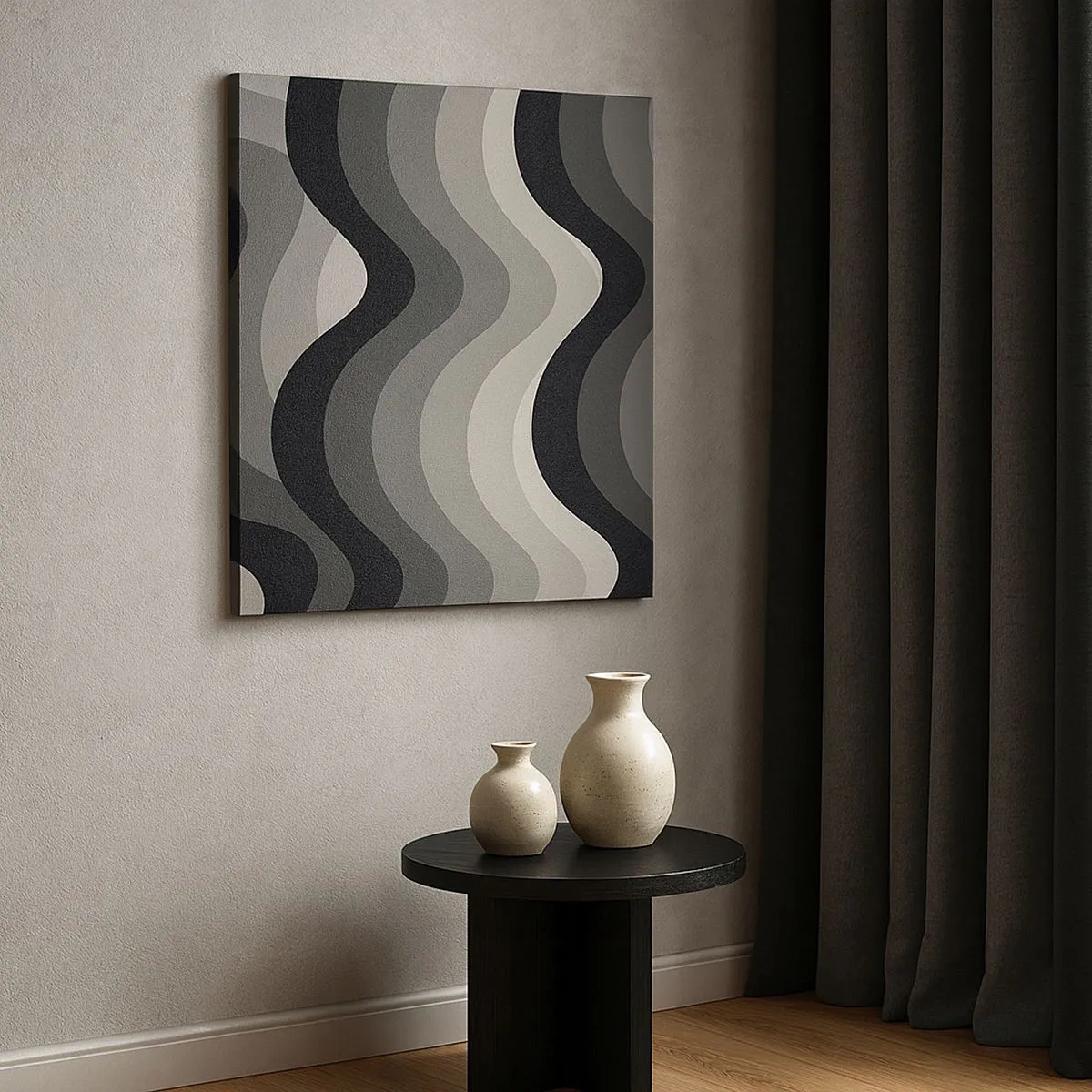 Obraz na płótnie - Fala za falą - 30x30 cm