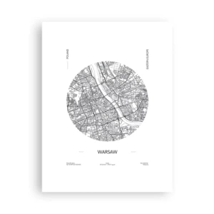 Plakat - Anatomia Warszawy - 30x40 cm