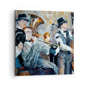 Obraz na płótnie - Cały ten jazz - 70x70 cm