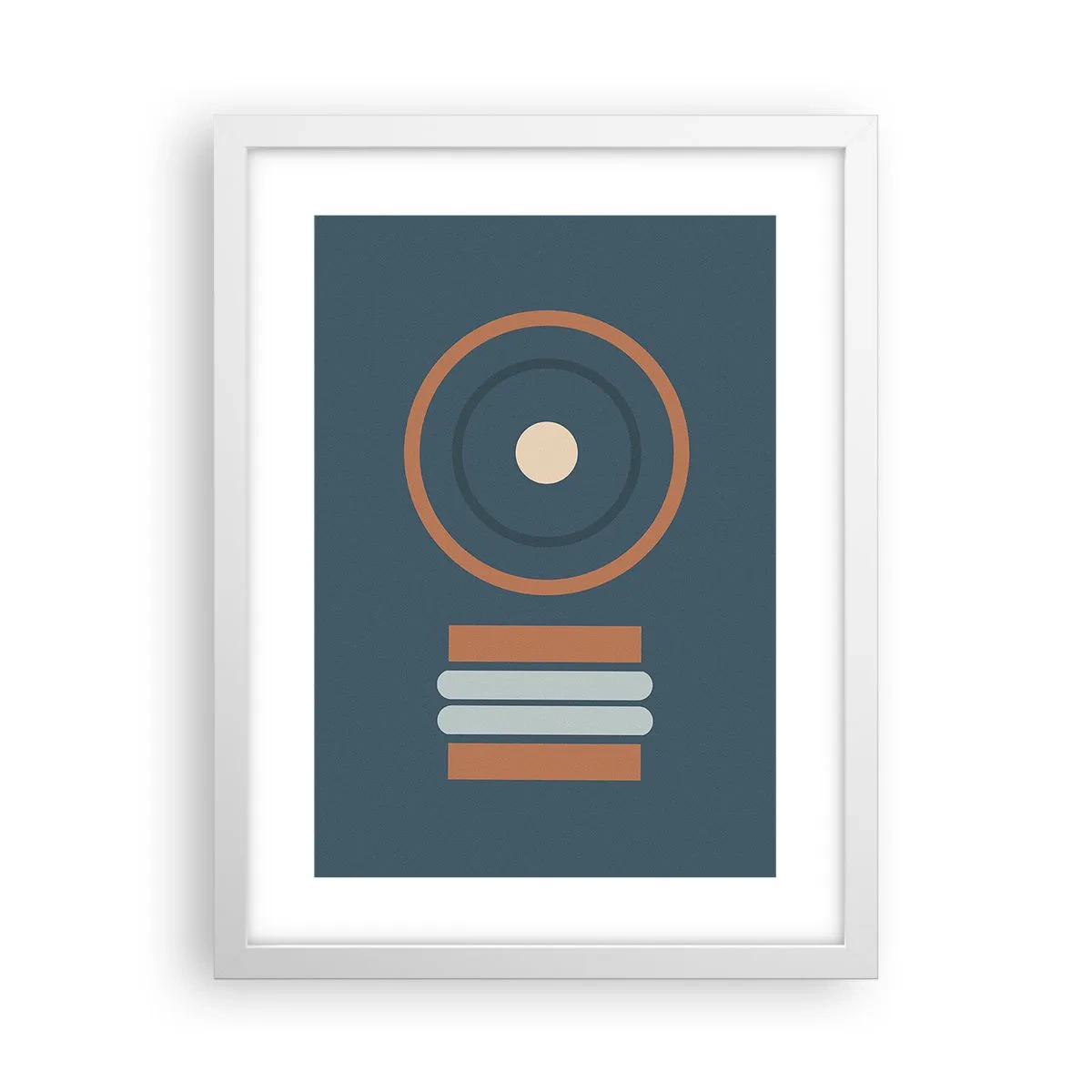 Plakat w białej ramie - Istota rzeczy - 30x40 cm