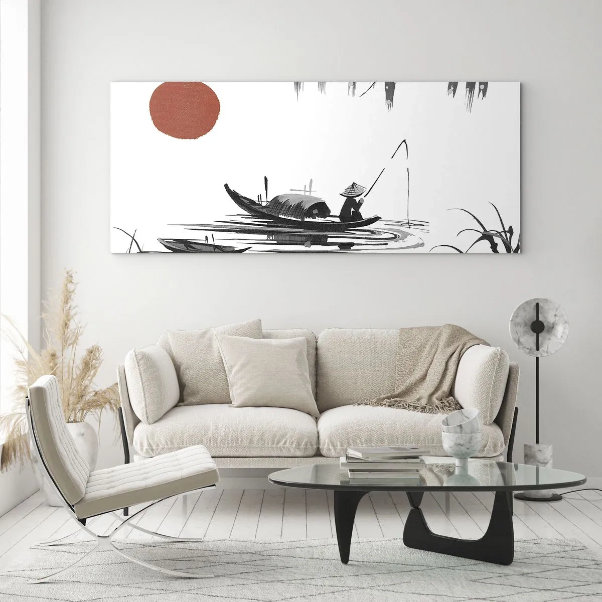 Obraz na szkle - Azjatyckie popołudnie - 100x40 cm