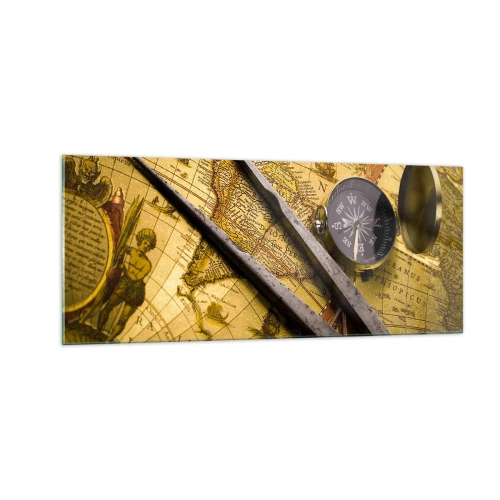 Obraz na szkle - Gdze te skarby? - 100x40 cm