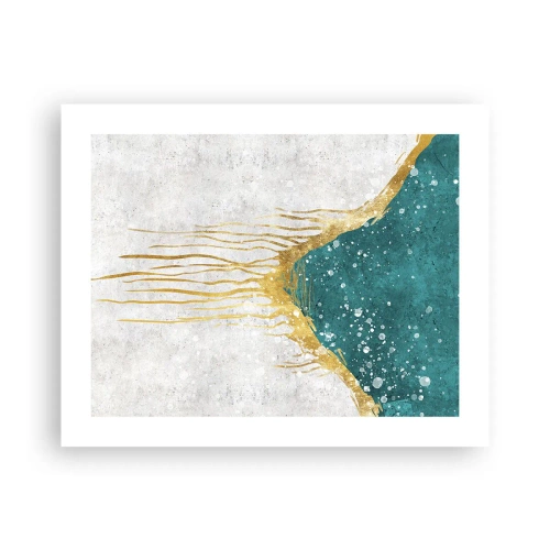 Plakat - Złoty przypływ - 50x40 cm