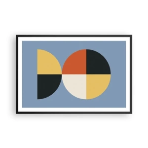 Plakat w czarnej ramie - Patrz i licz - 91x61 cm