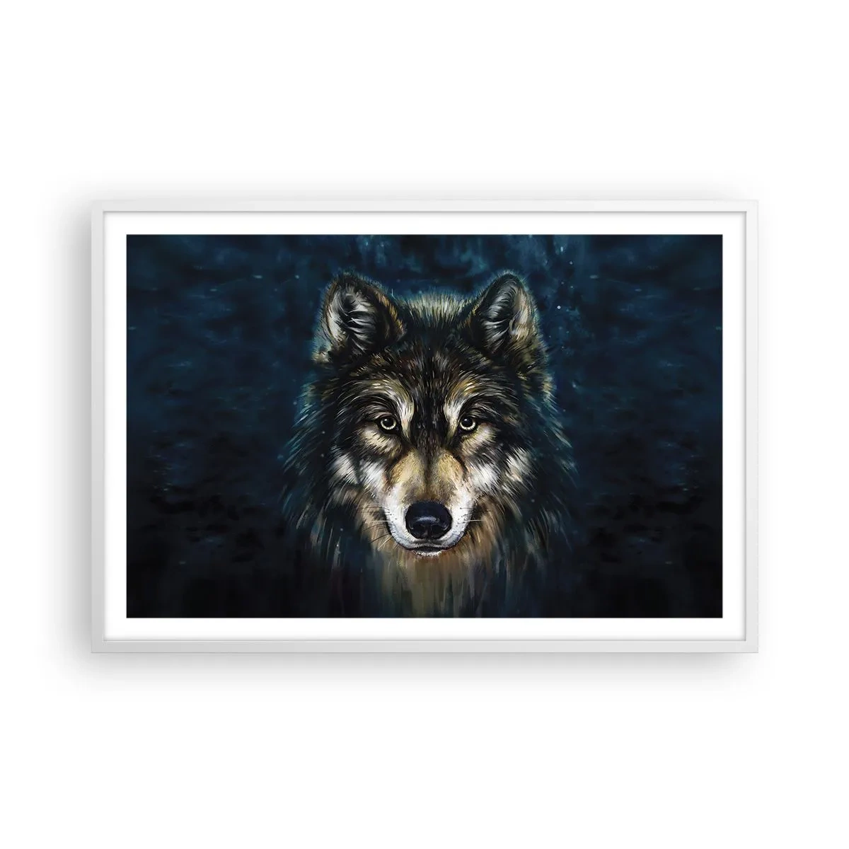 Plakat w białej ramie - Alfa? I omega - 91x61 cm