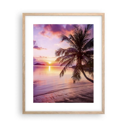 Plakat w ramie jasny dąb - Błogość aż po horyzont - 40x50 cm