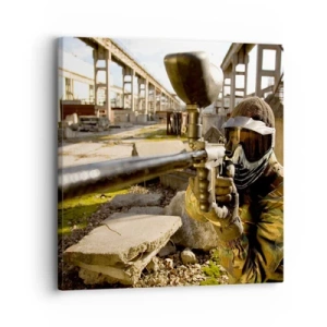 Obraz na płótnie - I ty możesz zostać bohaterem - 30x30 cm