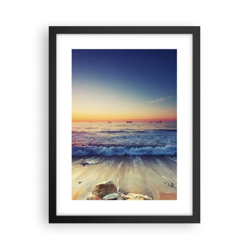 Plakat w czarnej ramie - A co za horyzontem? - 30x40 cm