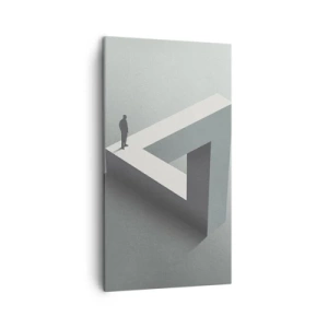 Obraz na płótnie - A jednak możliwe - 45x80 cm