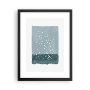 Plakat w czarnej ramie - Wyrosłe na błękicie - 30x40 cm