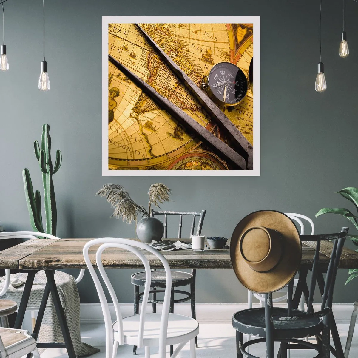 Plakat - Gdze te skarby? - 50x50 cm