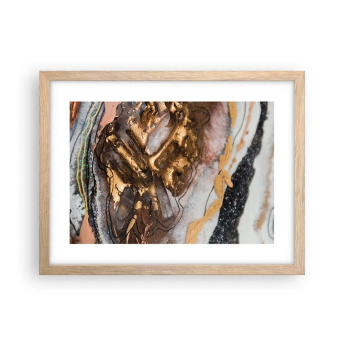 Plakat w ramie jasny dąb - Żywioł ziemi - 40x30 cm