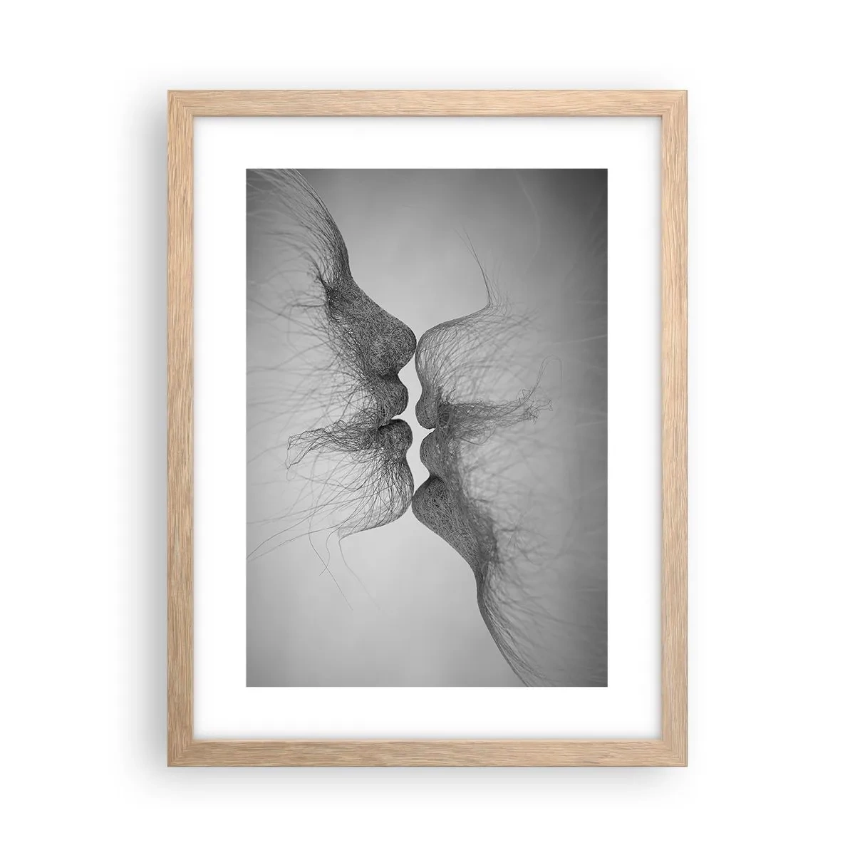 Plakat w ramie jasny dąb - Pocałunek wiatru - 30x40 cm