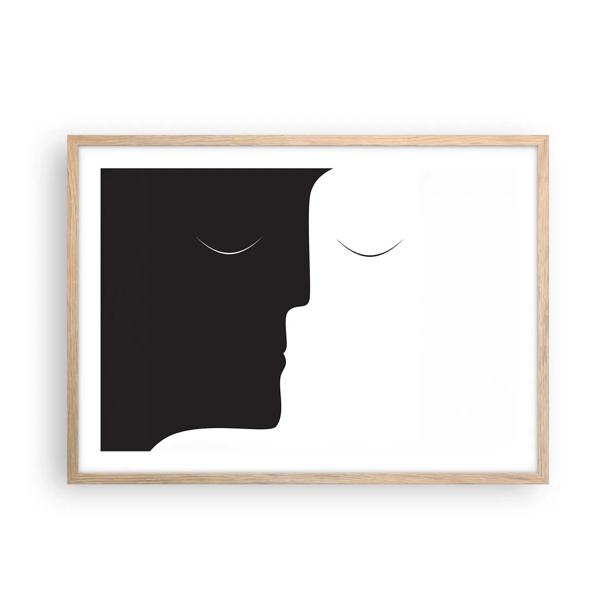 Plakat w ramie jasny dąb - Jedność przeciwieństw - 70x50 cm