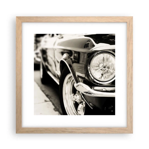 Plakat w ramie jasny dąb - Nieprzemijający blask - 30x30 cm