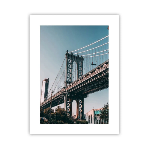 Plakat - Nad falami miasta - 30x40 cm