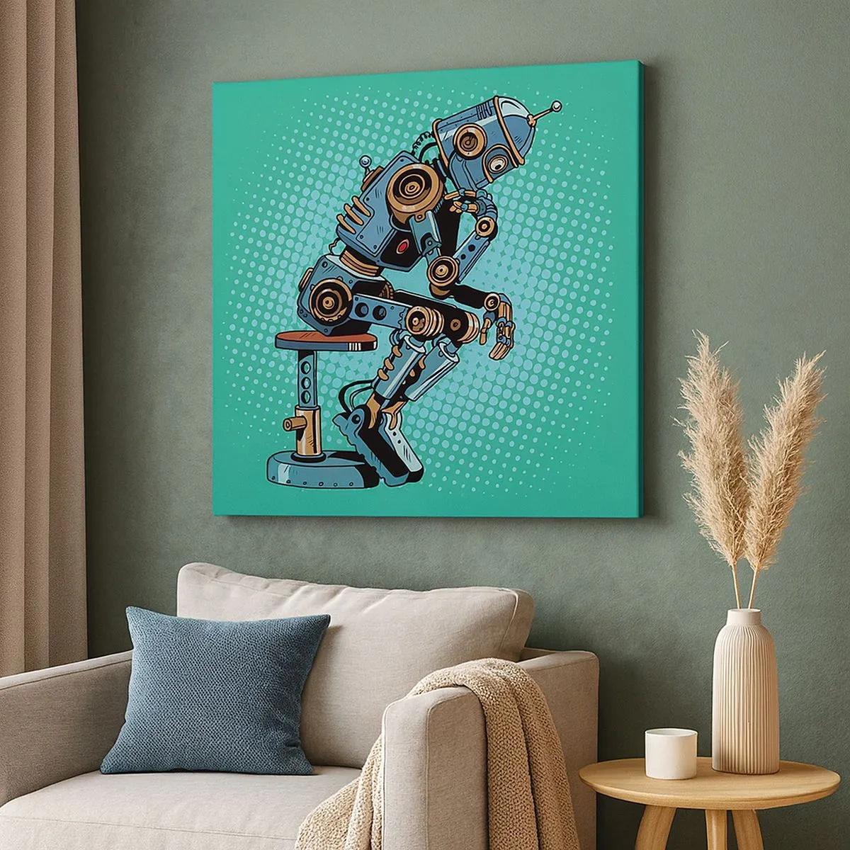 Obraz na płótnie - Nad istotą bytu - 30x30 cm