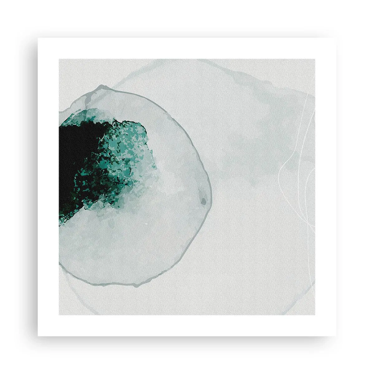 Plakat - W kropli wody - 50x50 cm