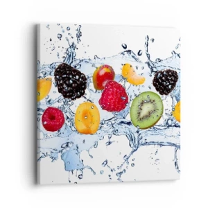 Obraz na płótnie - Baw się z nami - 40x40 cm