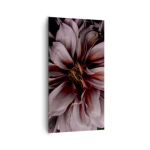 Obraz na płótnie - Kwietne serce - 65x120 cm