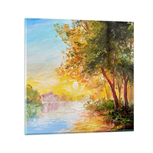 Obraz na szkle - Et in Arcadia ego - 40x40 cm