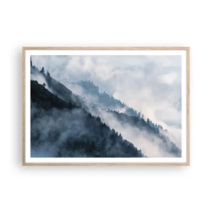 Plakat w ramie jasny dąb - Mistyka gór - 100x70 cm