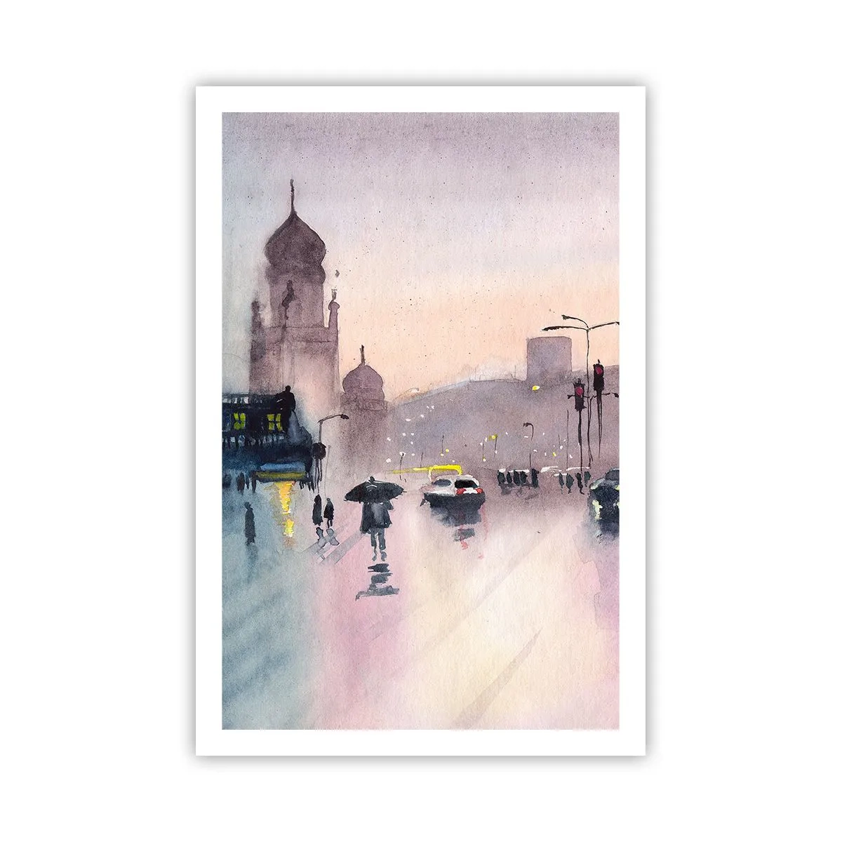 Plakat - W deszczowej mgiełce - 61x91 cm