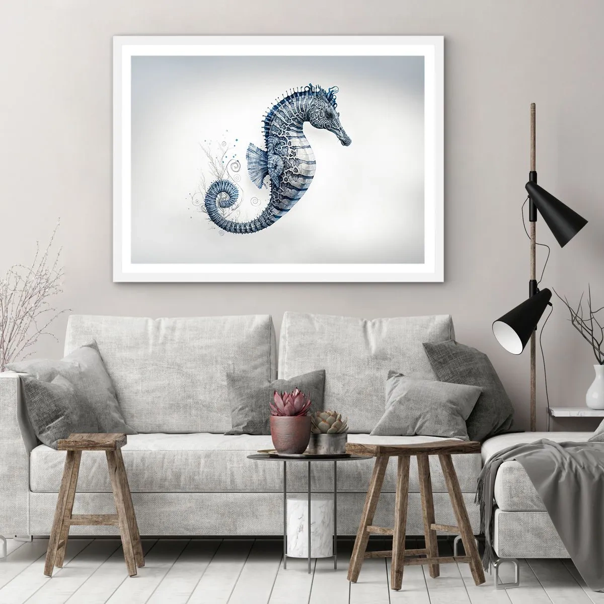 Plakat w białej ramie - Subtelny żart natury - 70x50 cm