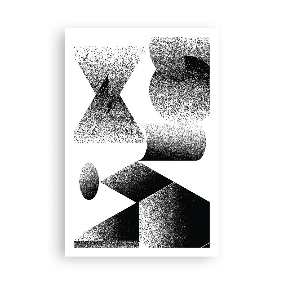 Plakat - Kąty i owale - 61x91 cm