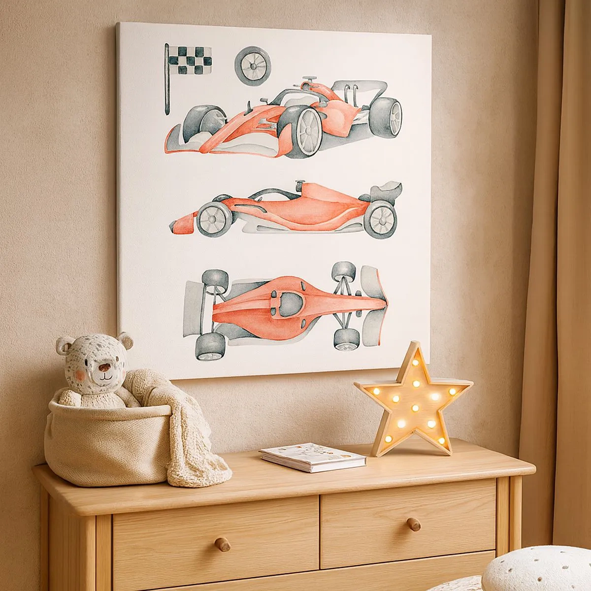 Obraz na płótnie - Doścignąć marzenie - 30x30 cm