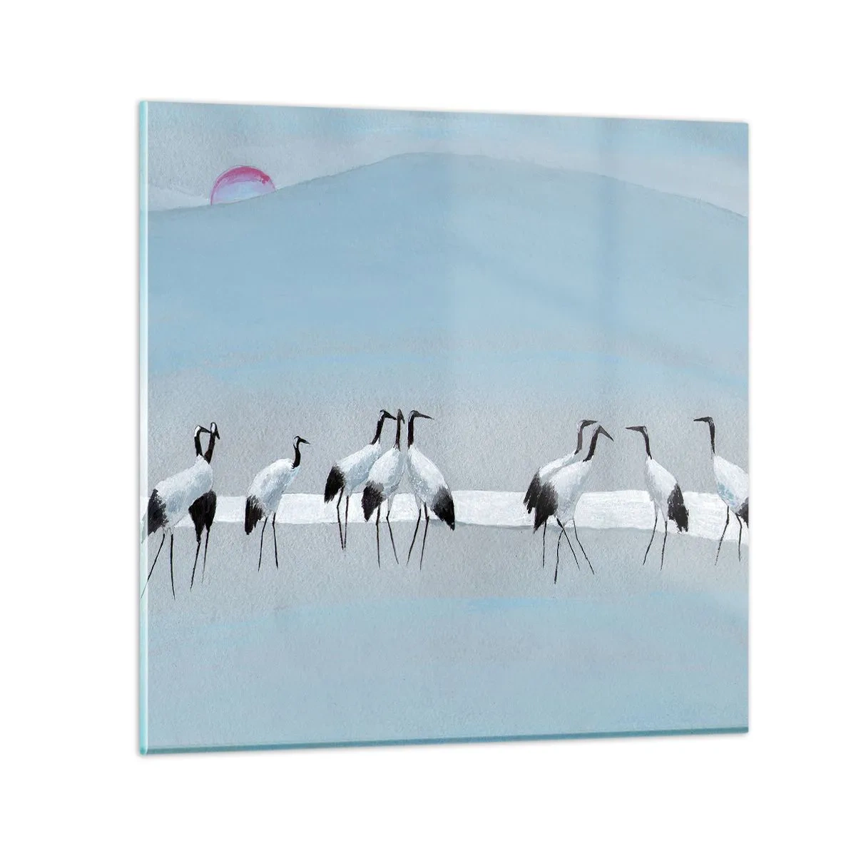 Obraz na szkle - Po gorącym dniu - 30x30 cm