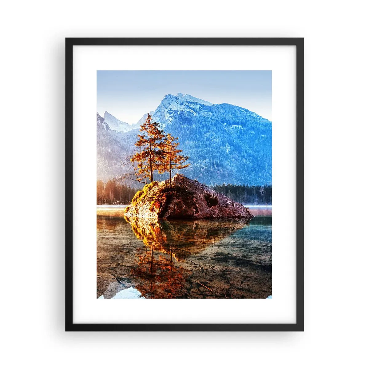 Plakat w czarnej ramie - Natura w nowym świetle - 40x50 cm
