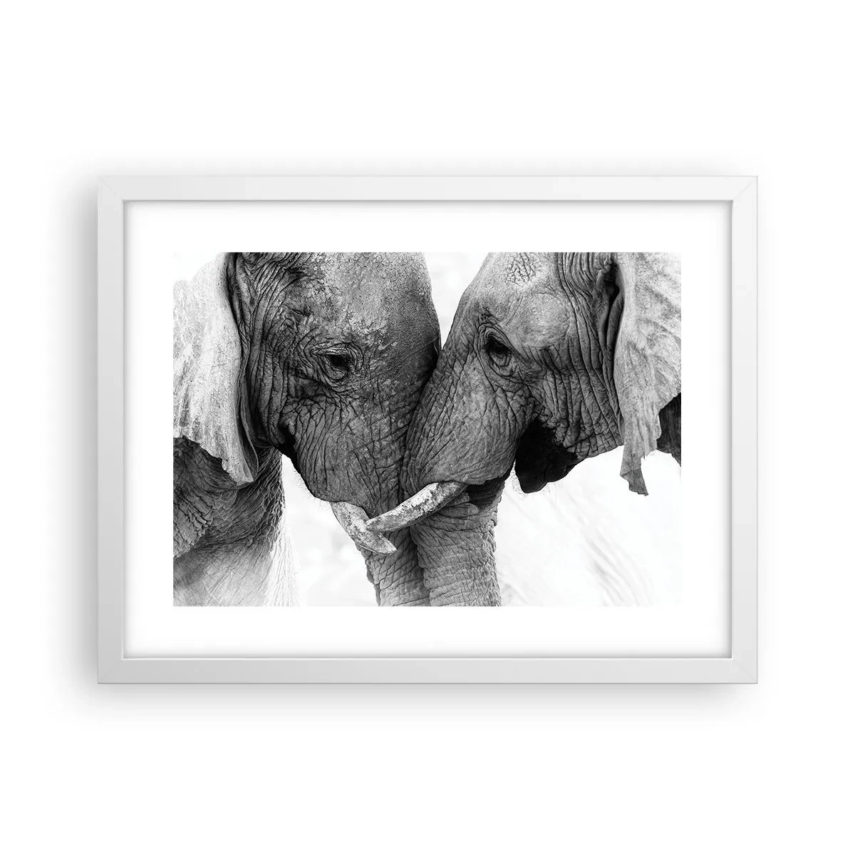 Plakat w białej ramie - Serdeczne wyznanie - 40x30 cm