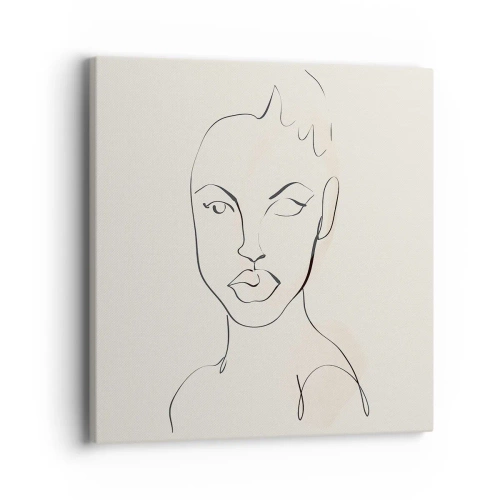 Obraz na płótnie - Zarys zmysłowości - 40x40 cm