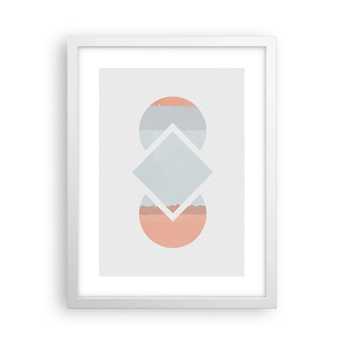 Plakat w białej ramie - Sytuacja jest jasna - 30x40 cm