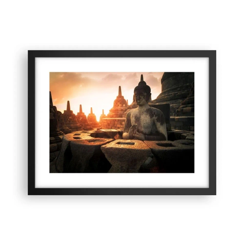 Plakat w czarnej ramie - Pogoda wielkiej mądrości - 40x30 cm