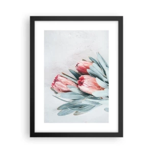 Plakat w czarnej ramie - Zawstydzone własną urodą - 30x40 cm