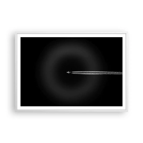 Plakat w białej ramie - W inny wymiar - 100x70 cm