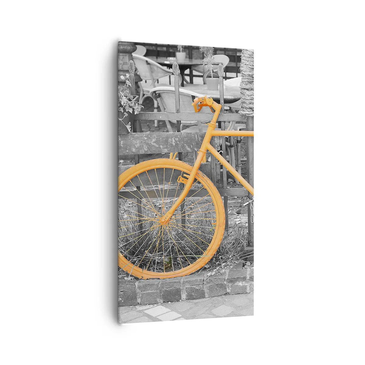 Obraz na płótnie - Idź, ja tu poczekam - 65x120 cm